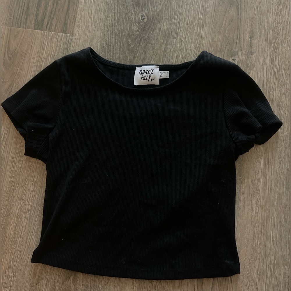 princess polly black short sleeve